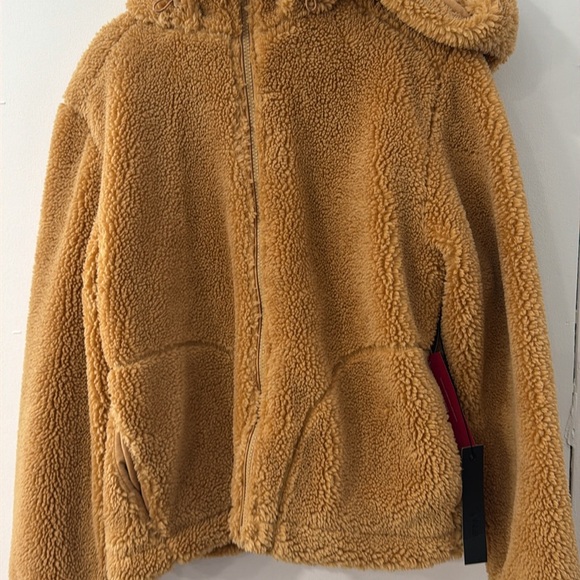 Carbon38 Teddy Zip Up Jacket With Hood, S - Picture 3 of 10